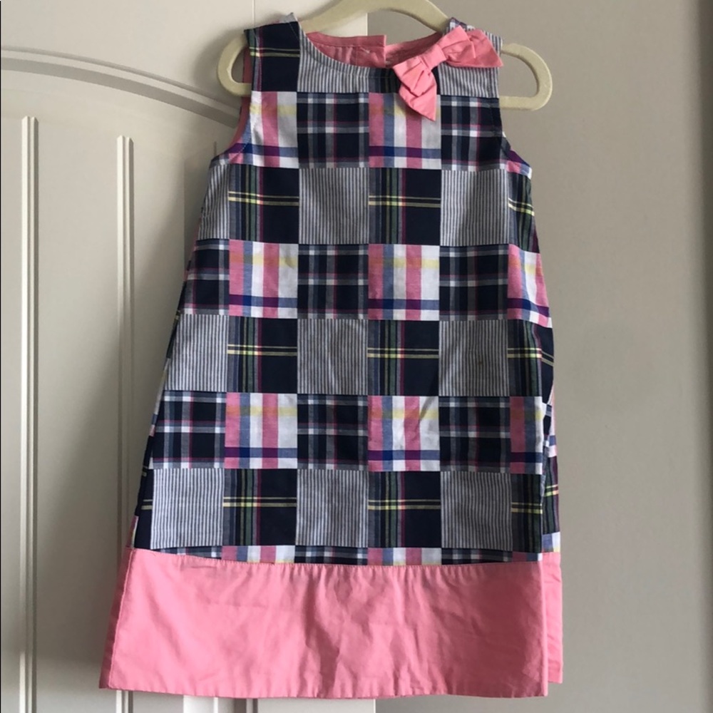 Pink, plaid, and seersucker dress from Gymboree
